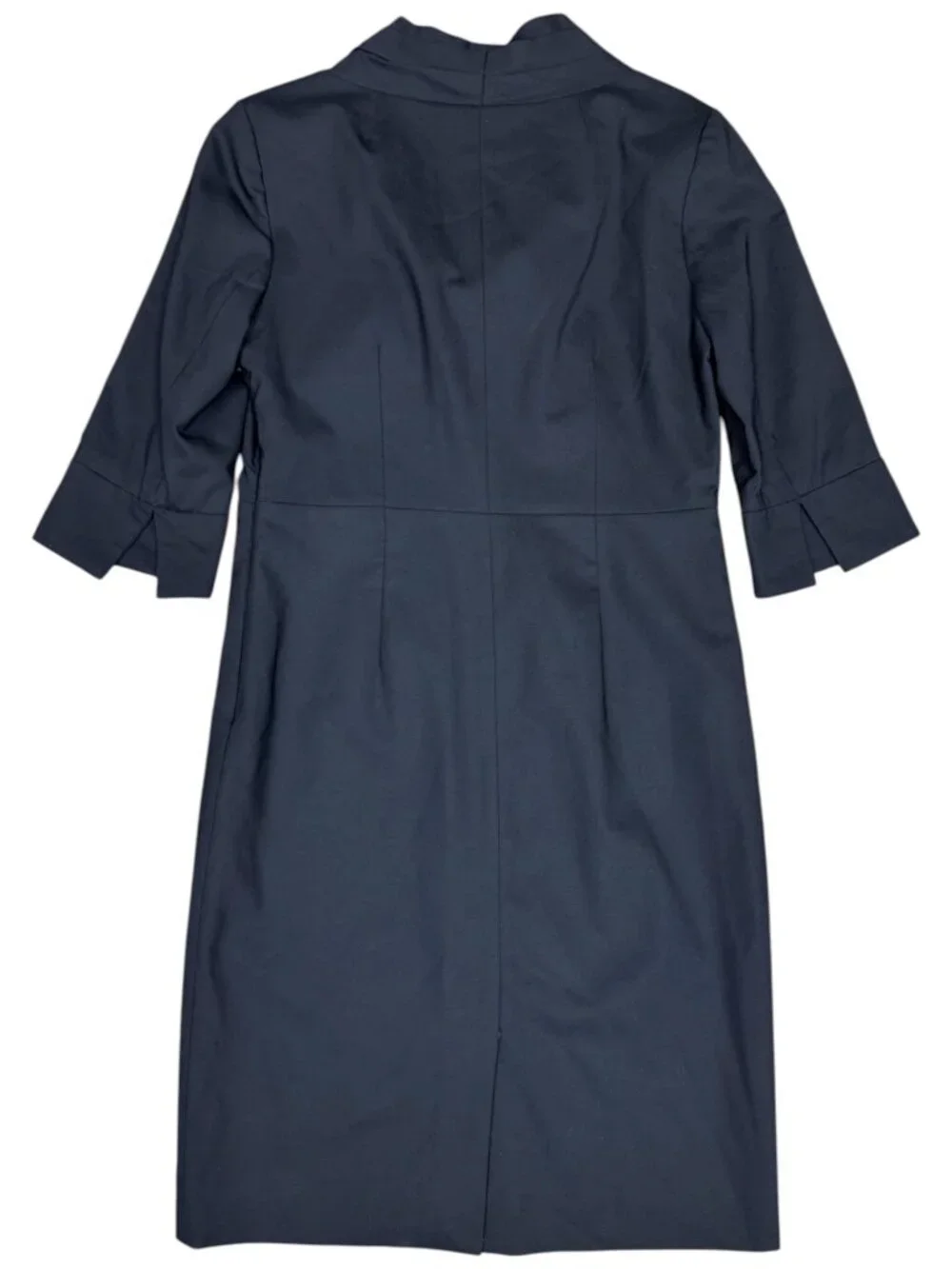 J. CREW Women's NWOT Half Sleeve Cowl Neck Wool Dress w/Pockets Black | Size 4